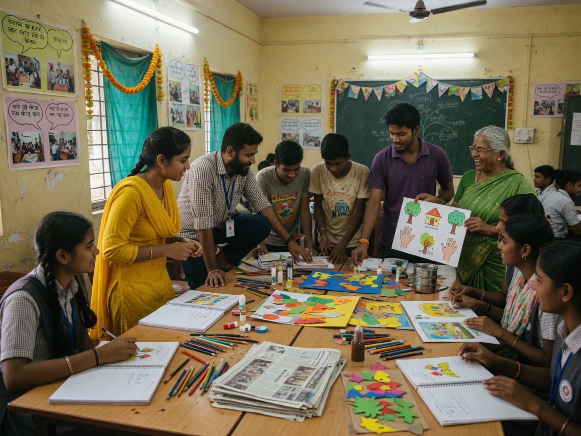 Students in classroom